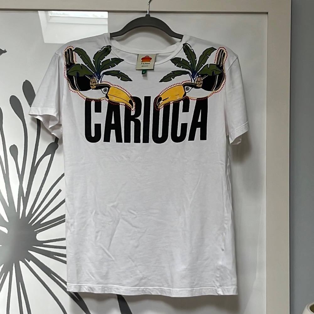 FARM Rio CARIOCA cotton t shirt XS